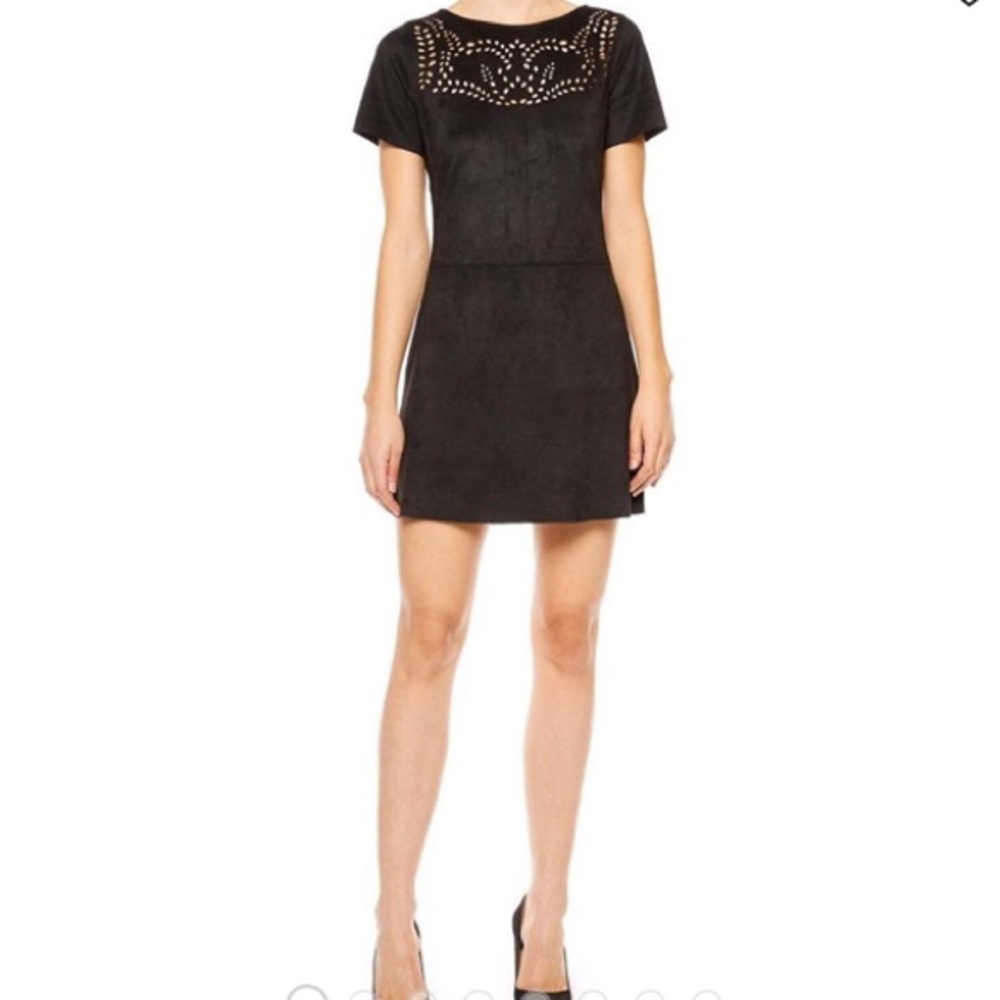 Sanctuary Faux Suede Cutout Dress
